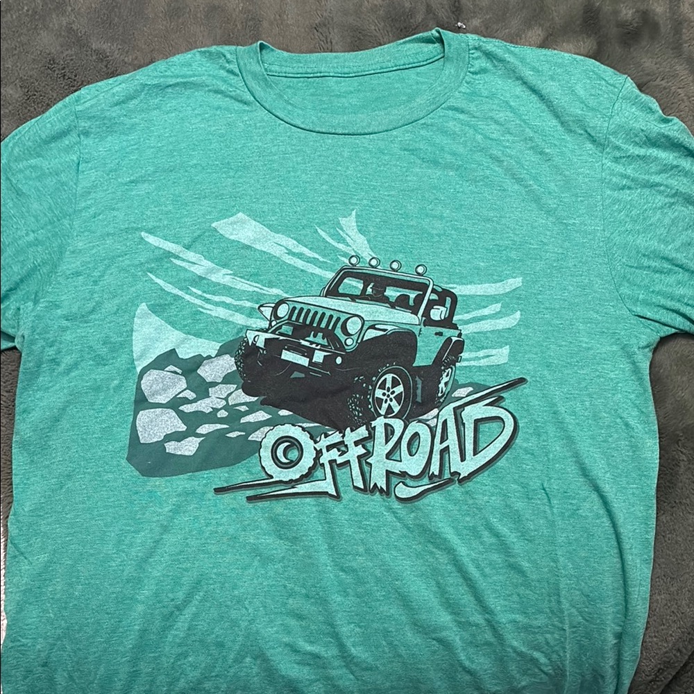Green Off-Road Graphic T-Shirt